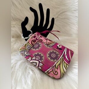 Vera Bradley Floral Pink Coin and I.D. Window Holder